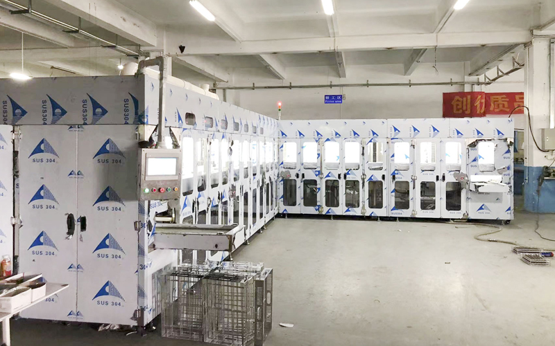 XWDS-14336ZNTH Automatic Automotive Gear Cleaning Line